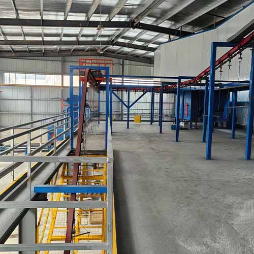 Powder Coating Pretreatment Equipment Modern Workshop Surface Preparation